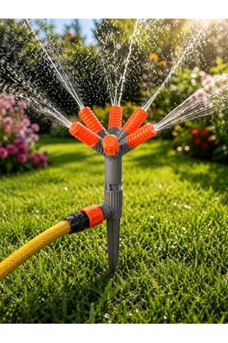 Döner Bahçe Sulama Fıskiyesi, 5'li Sprinkler Seti