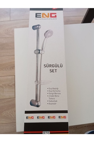 Sürgülü Duş Seti Krom