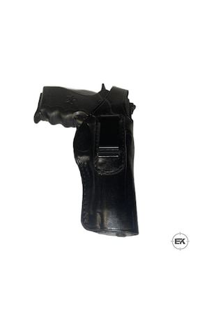 Erolav Beretta F92 Ve Yavuz 16 Uyumlu İç-dış Taşıma Siyah Deri Silah Kılıfı Siyah