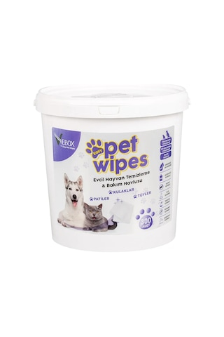 Vebox Easy Pet Wipes Islak Kova Mendil 300 Adet