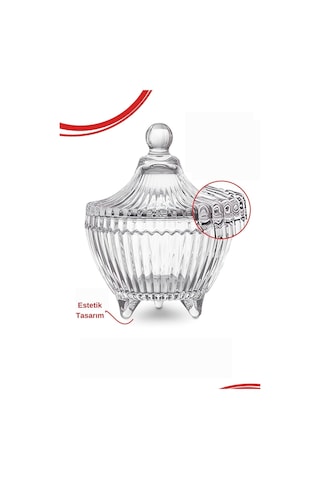 Ayaklı Lüx Cam Şekerlik