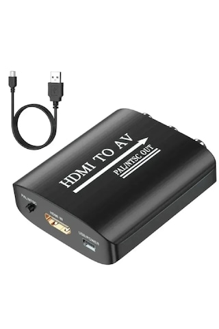 4334 Hdmi To Av Rca Tos Çevirici Dönüştürücü Adaptör