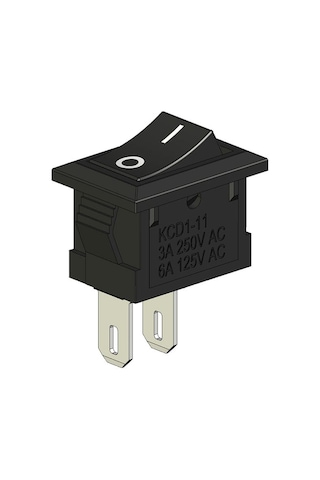 2 Pin Mini Rocker On/off Işıksız Power Anahtar