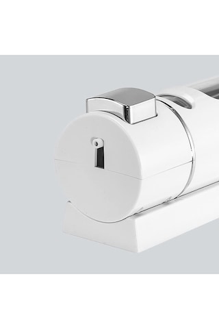 Mainshop 400 Ml Duvara Monte Manuel Sabunluk Banyo , Mutfak El Sıvı Şampuan Duş Jeli 1 Adet Beyaz M-52