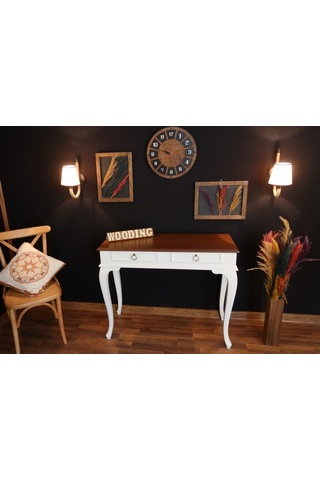 Wooding 120 Cm Çekmeceli Masif Beyaz Ceviz Dresuar (548588398) Ceviz