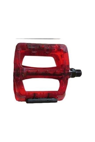Neco Wp601 Geniş Mtb Bmx Platform Pedal 110 X 100 Mm 415 Gram Transparan Kırmızı
