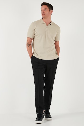 Buratti Pamuklu Regular Fit Yarım Fermuarlı 3'Lü Paket Erkek Polo Yaka T Shirt 5902738S3 Vizon-Açık Haki-Indigo