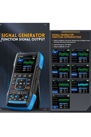 Mufunye Fnırsı 2c23t El Tipi Dijital Osiloskop Multimetre + Fonksiyon Sinyal Jeneratörü En Son 3'ü