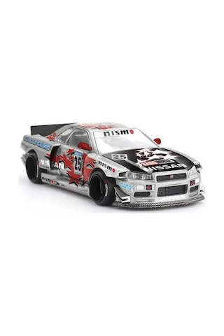 Model Araç X Kaidohouse 1/64 Nissan Skyline Gt-r R34 Kaido Star Racing V1
