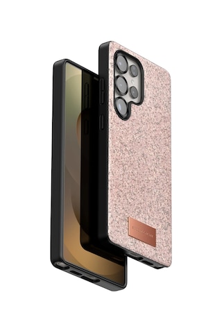 Onegif - 975 - Samsung Galaxy Uyumlu S25 Ultra Bright Simli Kapak - Glblseme - - Pembe