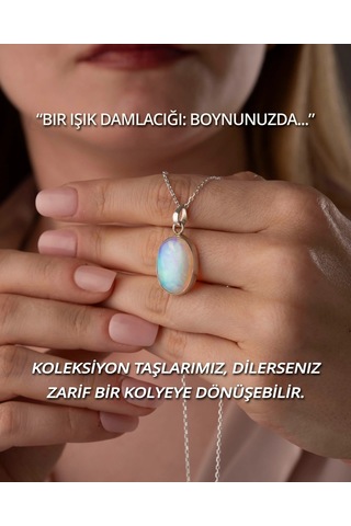 Etiyopya Opali 11.35 Ct Çok Renkli