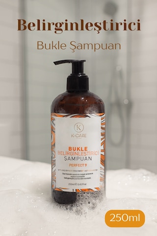 K K-care Cosmetics Kıvırcık Saçlar Için Bukle Belirginleştirici Şampuan 250 ML