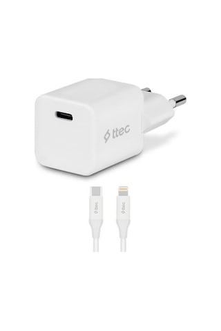 Ttec Smartcharger 20w Pd Seyahat Hızlı Şarj Aleti + Usb-c - Lightning 150 Cm Kablo Beyaz Beyaz Ttec Smartcharger 20w Pd Seyahat Hızlı Şarj Aleti + Usb-c - Lightning 150 Cm Kablo Beyaz Beyaz