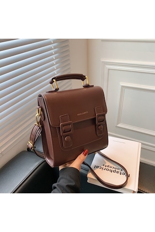 Cordial Kaxıu&bags Kx-5820 Sırt Ve Omuz Çantası - Kahverengi, Dayanıklı Ve Şık 40g Geo Black