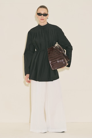 Manuka Pliseli Tunik Siyah Ss26tnk00004-01 Siyah