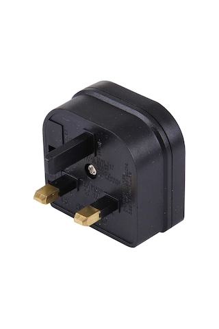 Bs-5732 Taşınabilir Ab Fiş - İngiltere Fiş Adaptörü Güç Soketi Sigortalı Seyahat Dönüştürücü