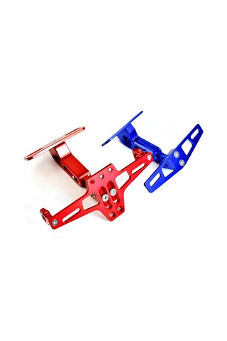 Yaozixa Motosiklet Plaka Tutucusu Cnc Alyuminyum Msx Bws İçin Ayarlanabilir Renkli Modifikasyon Aksesuarı Diğer