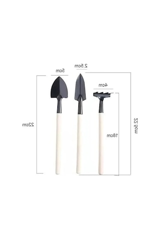 Mini Bitki Hobi Seti, 3 Parça İle Bahçe Bakımına Uygun