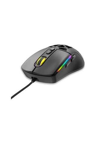 Warp WRP-O12800-B 12800 Dpi Wide RGB Özel ABS Doku Reflex Örgü Kablolu Gaming Mouse