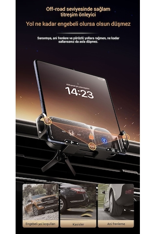 Snapbuy Kablosuz Hızlı Şarj Özellikli Araç İçi Telefon Tutucu Gri