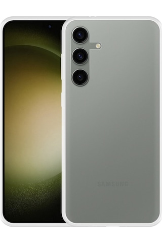 Samsung Galaxy Uyumlu S24 Plus Kapak 1mm Süper Silikon Şeffaf Kılıf