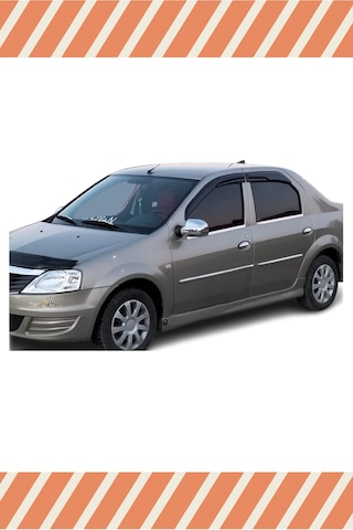 Dacıa Logan Sedan 2004-2012 Modellerine Özel 4'lü Mügen Tip Cam Rüzgarlığı