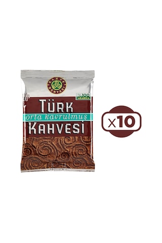 Kahve Dünyası Orta Kavrulmuş Türk Kahvesi 10 X 100 G
