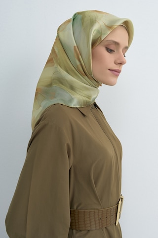 Armine Saf İpek Sura Eşarp-2026 İlkbahar-yaz- 951900d Yeşil