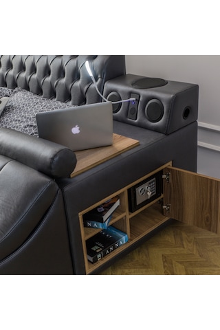 Eymense Dorwell Akıllı Lüx Karyola Antrasit