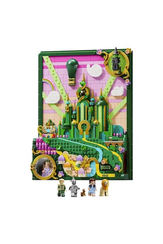 LEGO® Wicked Emerald City Duvar Tablosu 75685 - Yetişkinler için Dekoratif Model Yapım Seti (1518 Parça)