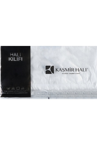 Kaşmir Halı Koruyucu Halı Kılıfı 200x290 Cm Siyah