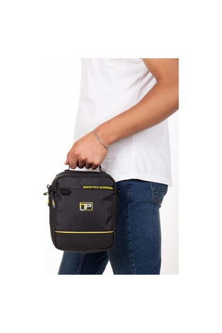 Newish Polo Toledo Erkek Omuz Çantası -qatro 2303 Siyah Sarı Sarı - Siyah
