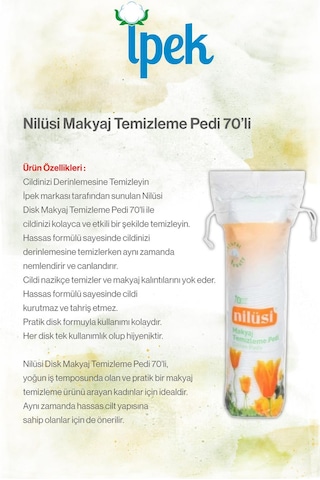 Nilüsi 70'li X 16 Makyaj Tem. Pamuğu Ve Rosie
