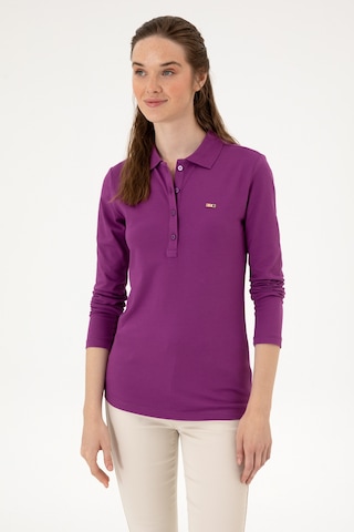 U.s. Polo Assn. Kadın Menekşe Sweatshirt 50313593-vr037 Menekse