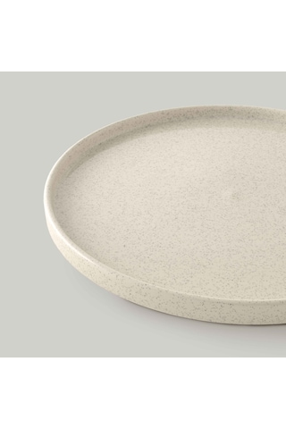 Linens Blast Seramik 27 Cm Servis Tabağı Ekru