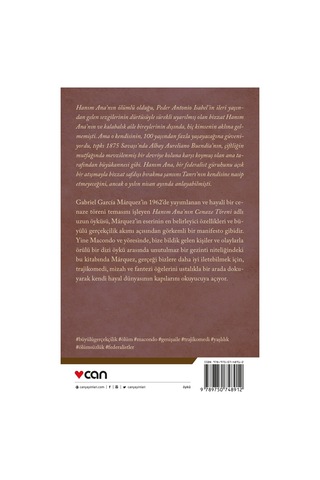 Hanım Ana'Nın Cenaze Töreni - Gabriel Garcia Marquez - Can Yayınları