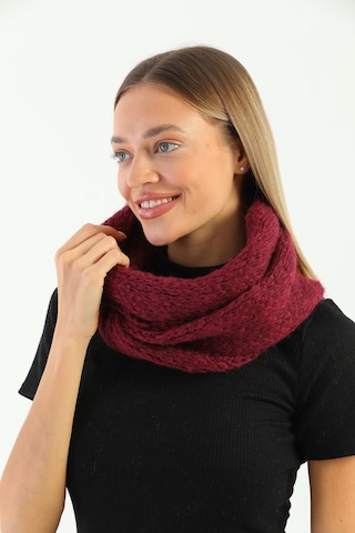 Kadın Bordo Örgü Boyunluk Bordo