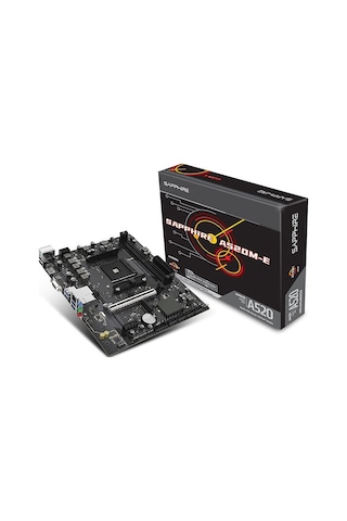 Sapphıre A520m-e Amd A520 Soket Am4 Ddr4 Micro-atx Anakart-52119-04-40g