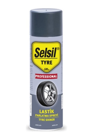 Selsil Lastik Parlatıcı Sprey 500 ML Selsil Lastik Parlatıcı Sprey 500 ML