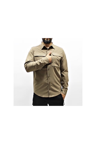 Mudwill Flex Tactical Outdoor Taktik Gömlek Koyu Bej