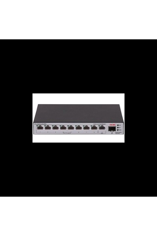 H3c S1600v2-10p-hpwr, 8 Port, Gigabit, Poe 125w, L2, 1 Port Gigabit Uplink, 1 Port Gigabit Sfp, Web