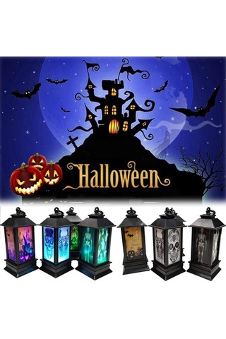 Fener Simülasyon Işıkları, Cadılar Bayramı İçin Korkutucu Parti Süslemeleri, Metal Askı Halkalı Balkabağı Desenli Rüzgar Çanları, Kaliteli Malzeme 2 Adet Çok Renkli