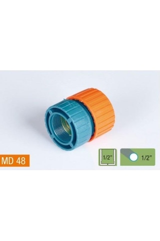 Medalyan Batarya Dişi Rekoru Hortum Ucu 1/2