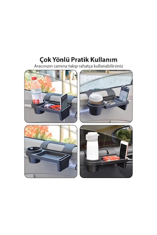 Polham Araç İçi Araba Camı Kapı Yanı Organizer, Bardak, Telefon Tutuculu, Cüzdan Organizer, Çok İşlevli 1 Adet