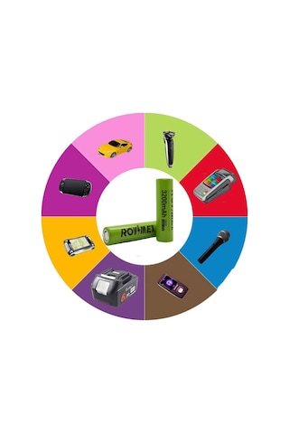 18650 Şarj Edilebilir Pil 3200 Mah-1c -8 Adet