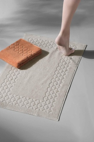 Biscay Bathmat Desert - Ekstra Yumusak, Modern %100 Pamuk 50X75Cm Krem