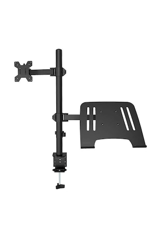 Techtic Ergonomik Çift Kol Monitör Laptop Tutucu 360 Dönen 10-32
