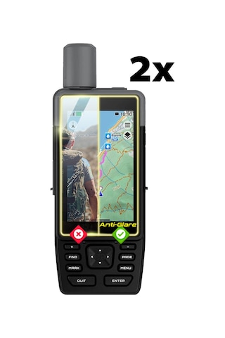 Garmin Gpsmap H1 Gps İçin Anti-glare Parlama Önleyici Mat Ekran Koruyucu 2 Adet