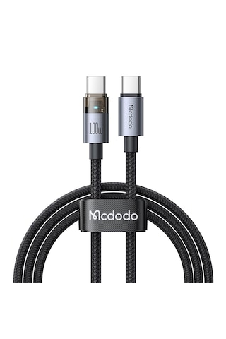 Mcdodo Ca-5580 Type-c To Type-c 100w Hızlı Şarj Ve Data Kablosu