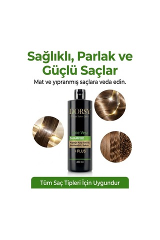+plus Kepeğe Karşı Etkili Ve Nemlendirici Tuzsuz Doğal Aleo Vera Şampuan 400 Ml